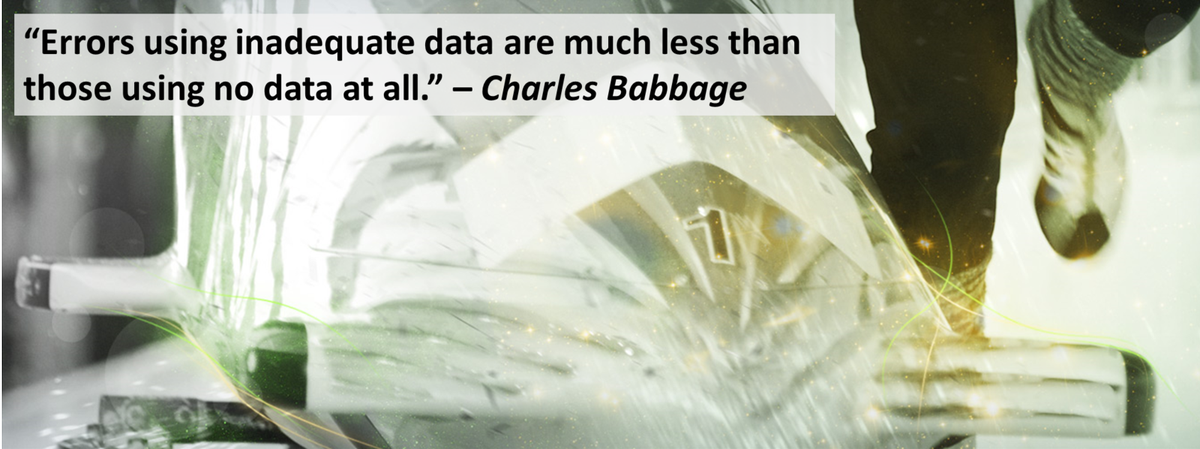 “Errors using inadequate data are much less than those using no data at all!” – Charles Babbage #analytics #bigdata