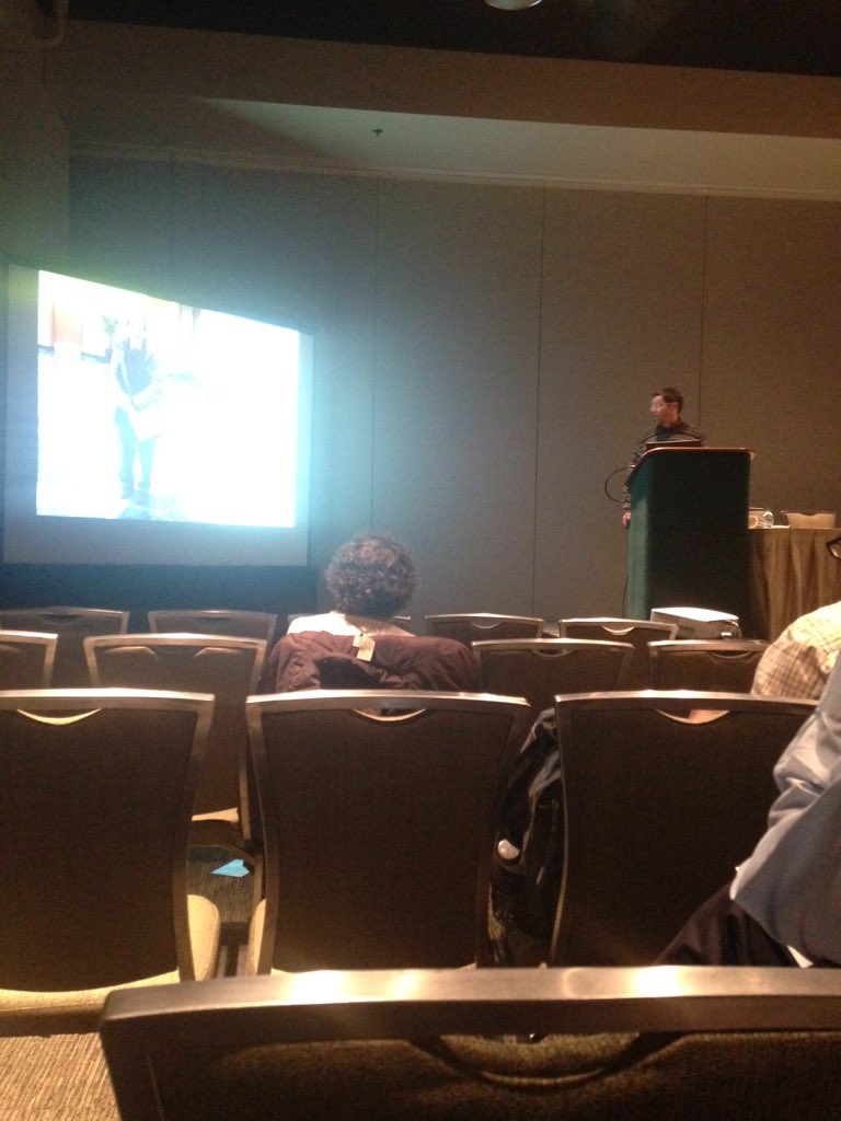 ursamathematica's tweet photo. Watching our very own Dr. Burkholder give his talk on Radin-Conway's pinwheel tiling #MathBearsInSeattle #jmm16 https://t.co/KYJkE4q2Mz