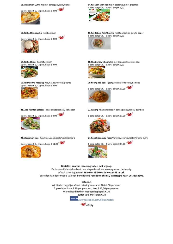 met_oh's tweet photo. Sawadee, goedenavond de nieuwe menu kaart. #kokenmetoh #Thaisopurk https://t.co/5t1GgWjtSm
