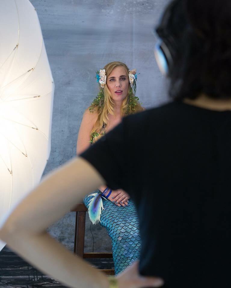 ShannonDRauch's tweet photo. Interviewing with @CNN @MadeleineStix last weekend t @MerManiaCon https://t.co/Rv4l9SThnL