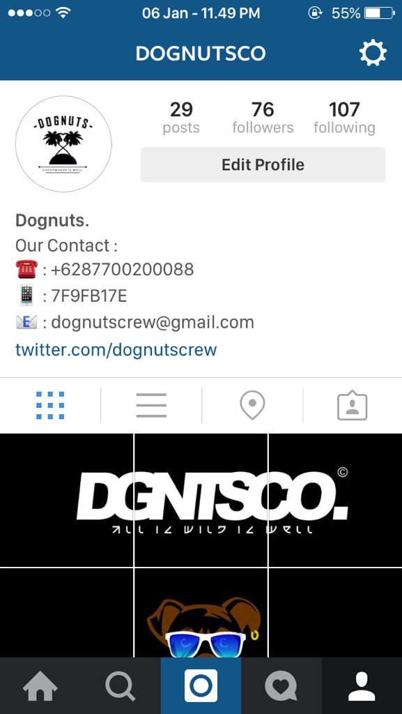 Literally we more focus on instagram account as @dognutsco get news and update from our account, thanks:)
