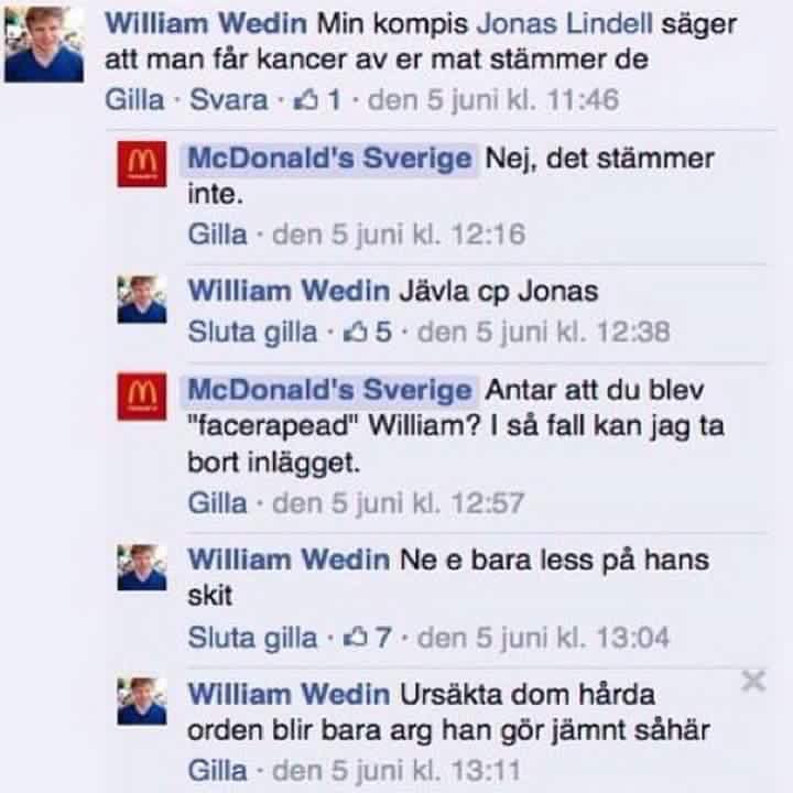 AHedenstedt's tweet photo. En favorit. "Nä e bara less på hans skit" https://t.co/4P7OAcl4ch