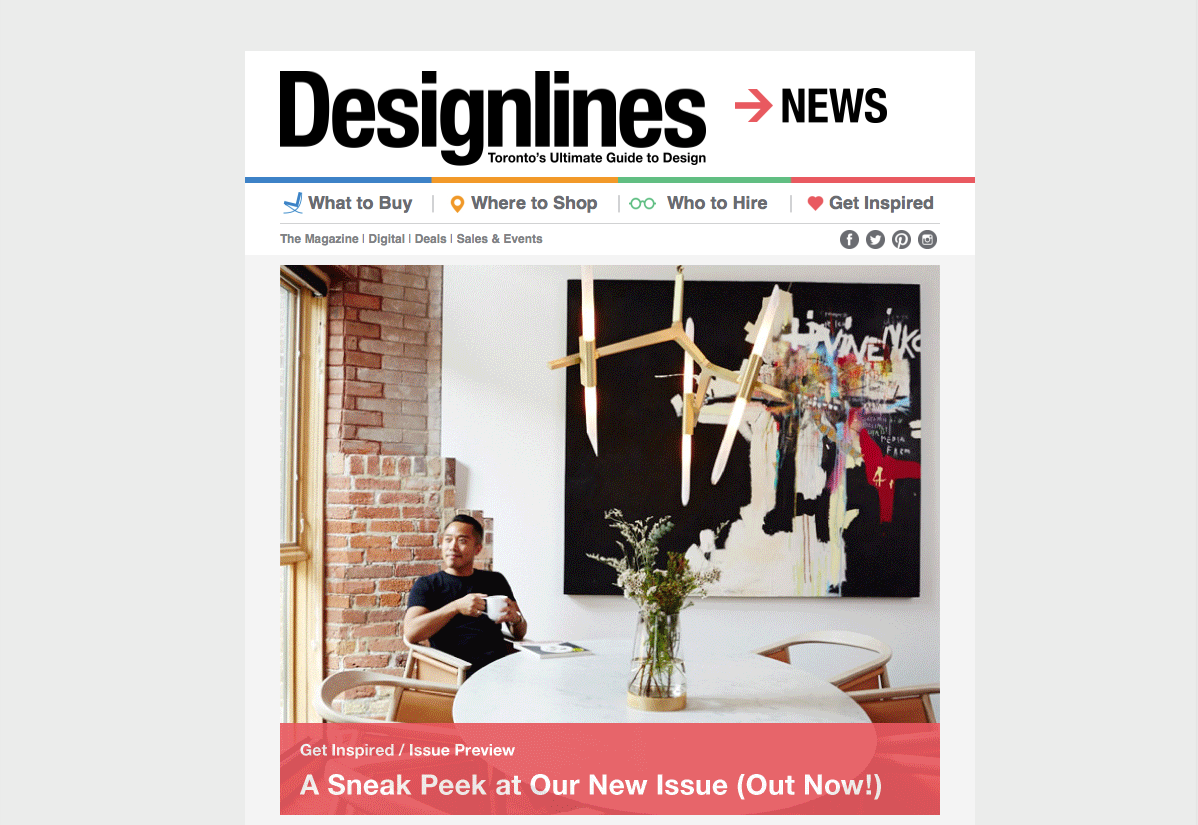 DesignlinesMag's tweet photo. This wk’s newsletter: New issue preview, a fairy tale library &amp; fresh furniture for 2016. https://t.co/JXyXPOXfXZ https://t.co/QmDlInf2ZV