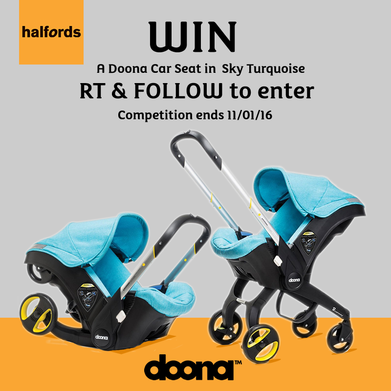 Halfords_uk's tweet photo. New arrival in the family? RT and follow to win this Doona car seat! Ends 11/01, T&amp;Cs apply https://t.co/xqyTRG9uqL https://t.co/CuoqqWl5Sm