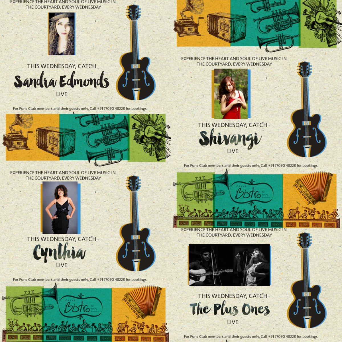 Diva month at Olive Bistro on Wednesdays ! <a href="/sandraedmonds93/">Sandra Edmonds</a> Shivangi Katoch, Cynthia Furtado