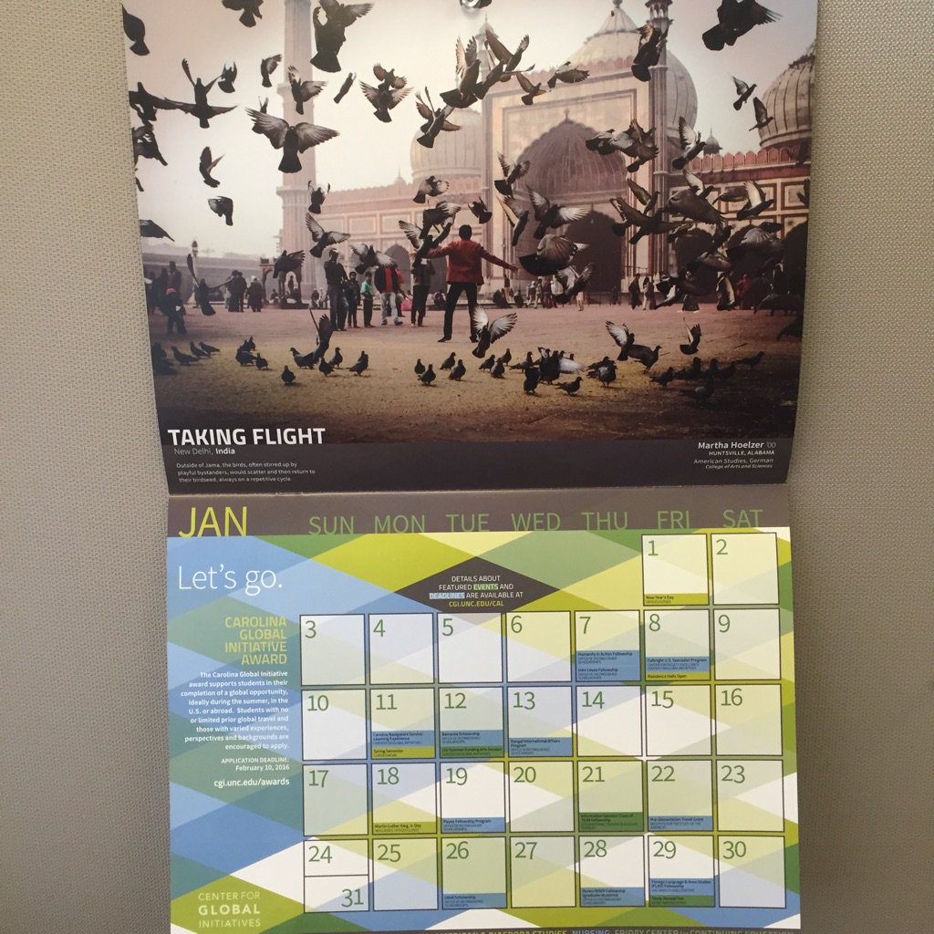 Fred_Cave's tweet photo. S/o to @UNCCGI for this super cool and very informative calendar! 👌🏾 https://t.co/Lt9aQfQFco
