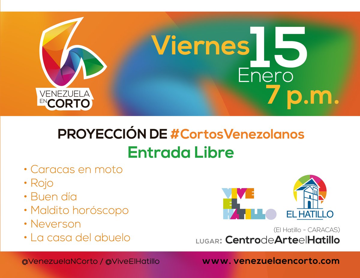 VenezuelaNCorto's tweet photo. ¡Empieza la función de #SalaAlternativaVEC!> @tempanofilms @danielruizhueck @tonnydbeat1 @gogogabo @raulsimaoferraz https://t.co/h2aLDQFK0Y