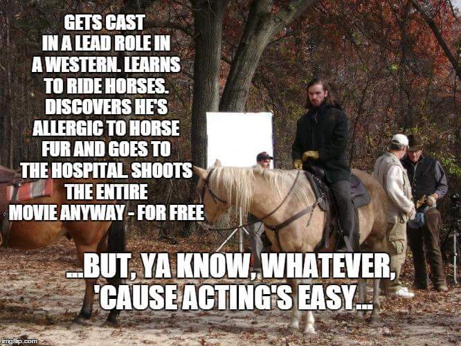 SamLukowski's tweet photo. To quote Meisner: "Acting is simply defined - not simply excuted" #actors #actorslife #actingisnoteasy #payactors https://t.co/trIgsnUBSX