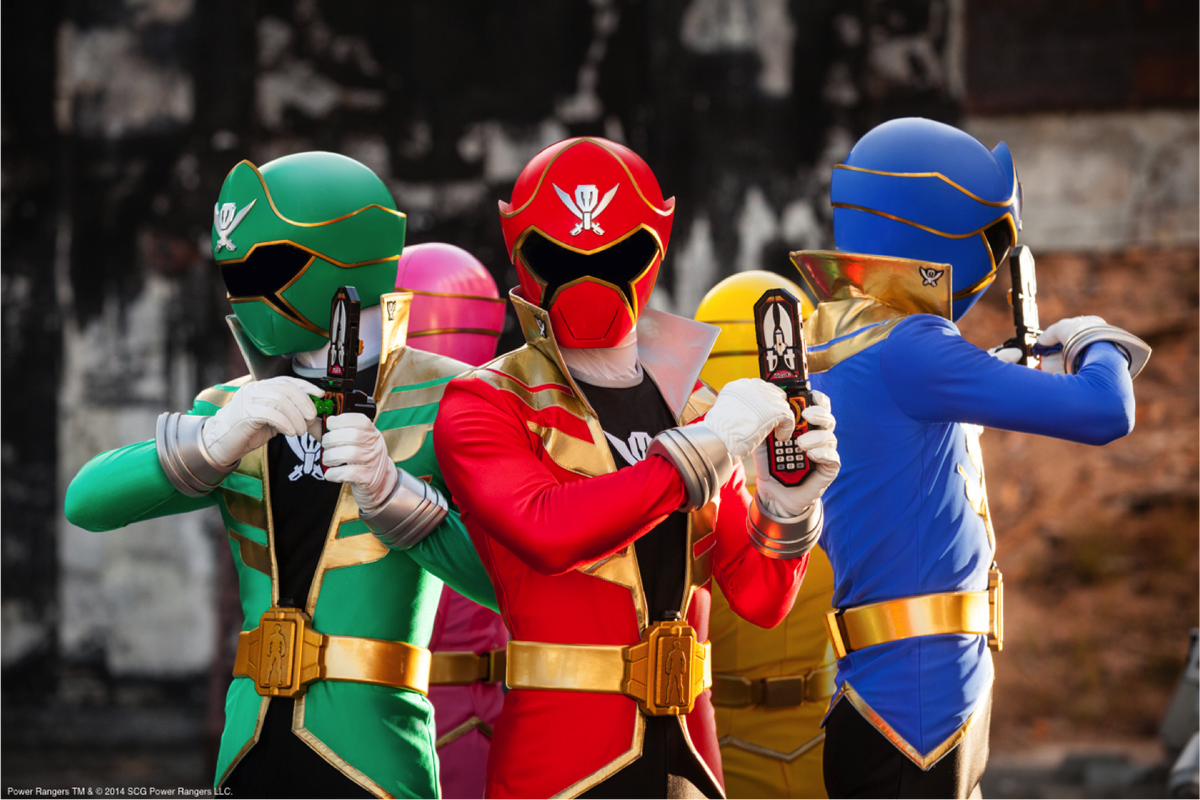 power rangers flip phone