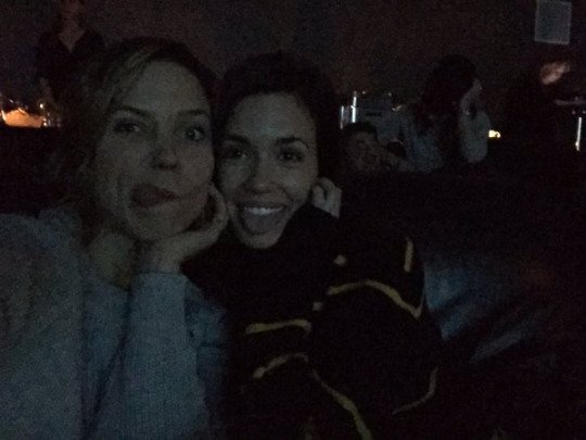musiclove18's tweet image. My two favs in a photo together! 😍 My ❤️ is busting with happiness. #OneTreeHillReunion @SophiaBush @TorreyDeVitto