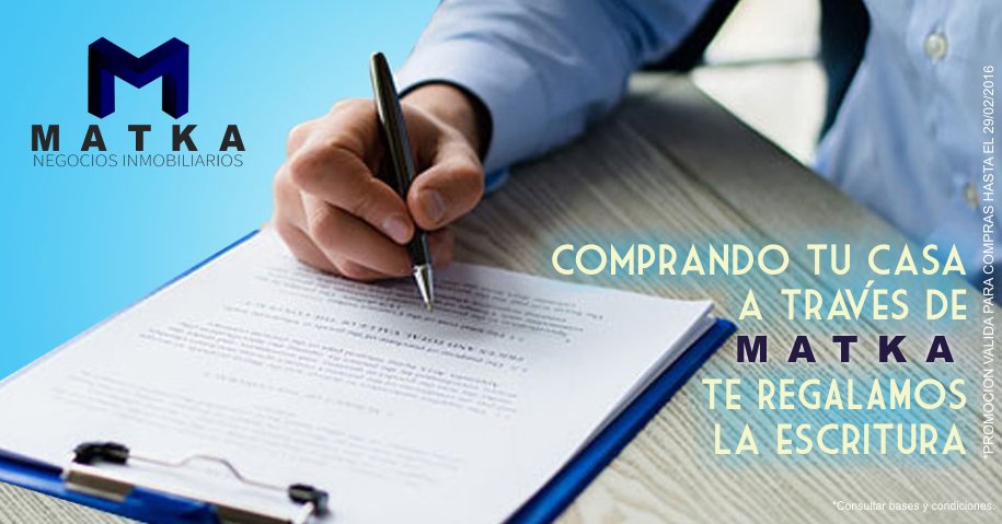 Matkapy's tweet image. Comprando un inmueble a través de Matka te regalamos la escritura!
matka.com.py
021 327 56 36