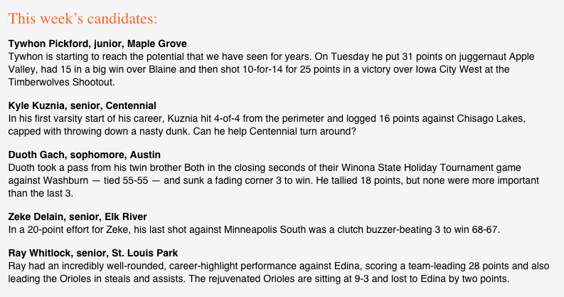 RT if you're voting for Ray Whitlock from St. Louis Park for Player of the Week! LINK: prephoops.com/2016/01/wiscon…