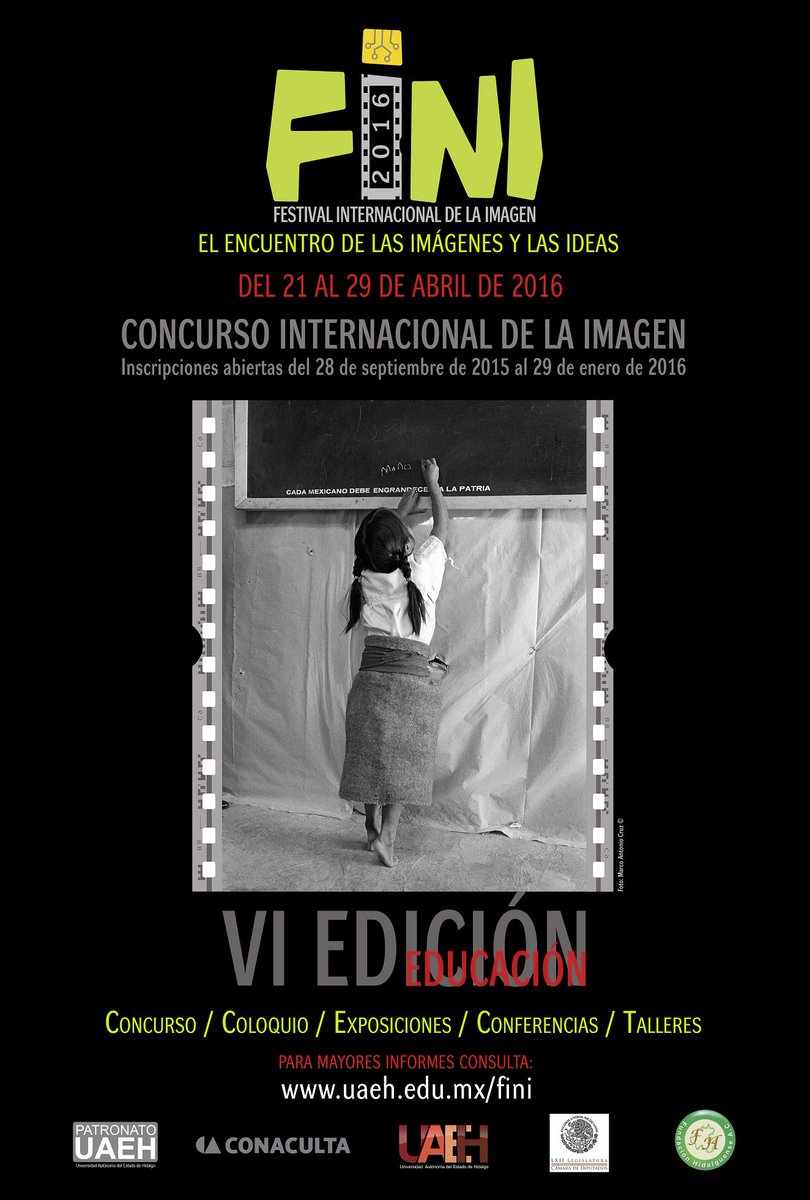 uaeh_comsoc's tweet photo. ¿Conoces el @finimx? Cierre: 29 Enero @DIS_UDG @DocumentaQro @CUAAD_UdeG @film_tank @festivalesCDMX @ProcineDF https://t.co/vHFVpuzr85