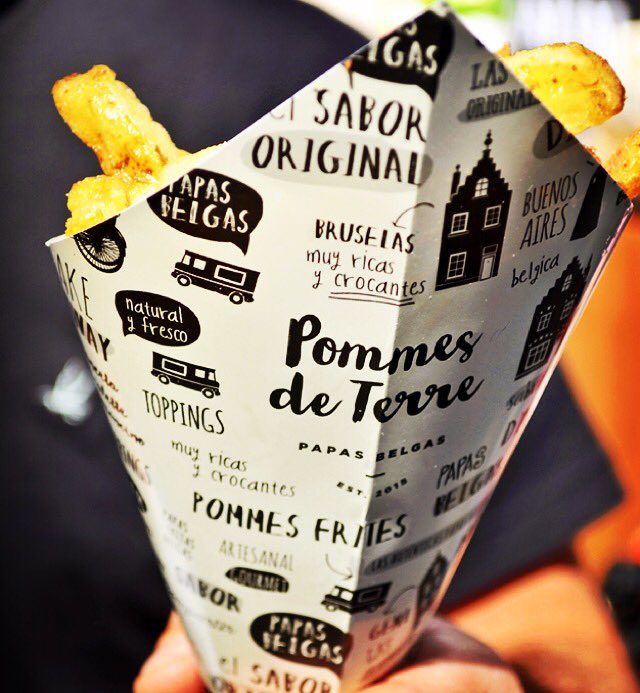 El cono del sabor original. #papasbelgas #buenosaires #foodie #gourmet