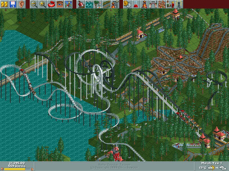 welove90sgaming's tweet image. What’s not to love about RollerCoaster Tycoon? #rollercoastertycoon #pcclassics