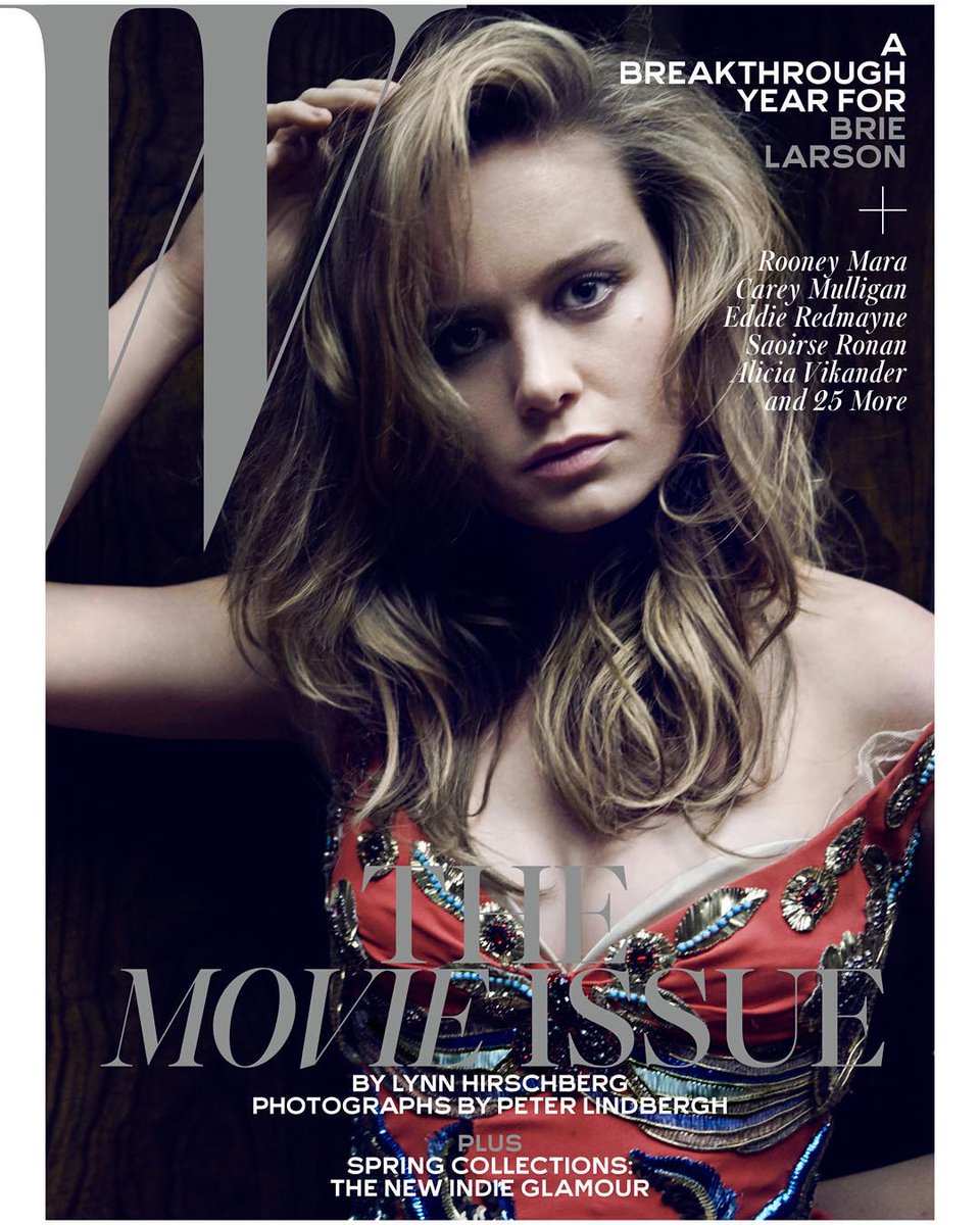 I LOVE this cover of Brie Larson <a href="/wmag/">W Magazine</a> Thank you <a href="/Edward_Enninful/">Edward Enninful OBE</a> ❤️❤️❤️