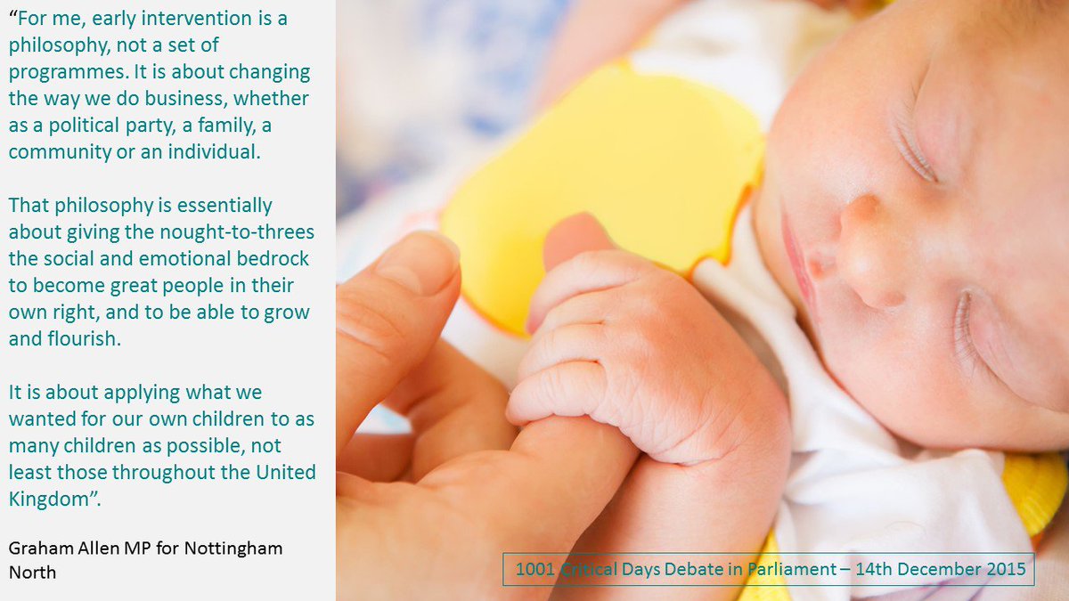 first1001days's tweet image. #1001CriticalDays. For me, early intervention is a philosophy, not a set of programmes.