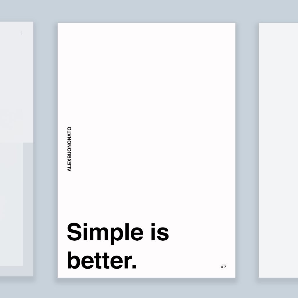 Make things easier. Make things simple.
#design #designer #uidesigner #minimal #minimaldesign #poster #less #clean