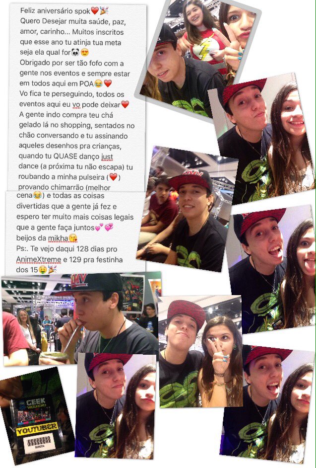 mikhastar's tweet image. Parabéns spok💚 ~{ @thecreepersbr }~ 
Feliz aniversáriooo🎉