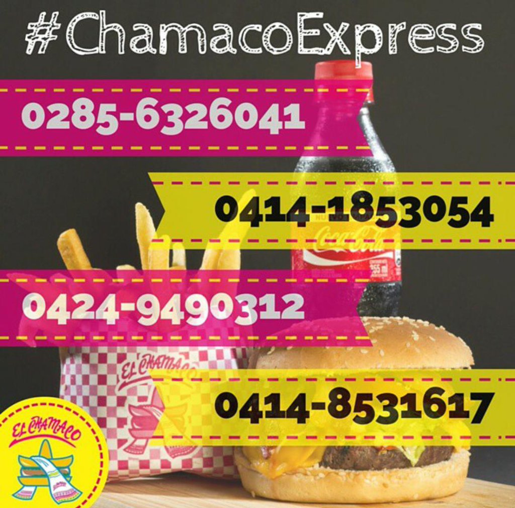 ElChamaco85's tweet photo. Que no cunda el pánico, #ChamacoExpress llega hasta tu casa :) https://t.co/Y436lUCdwu