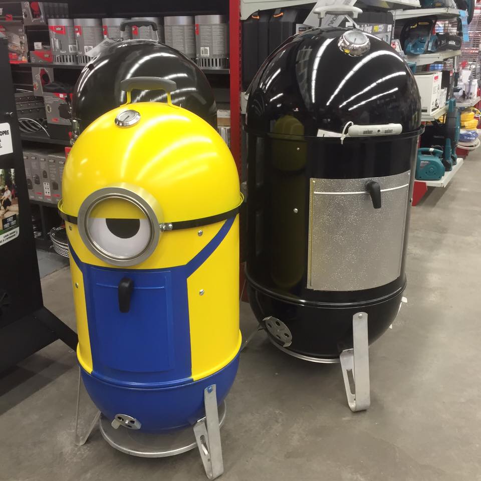 Grills Canada on Twitter: "Check out this Minion Smoker From @BBQQuebec and JP BBQ #minion #smoke https://t.co/J4BeU63qMc" / Twitter