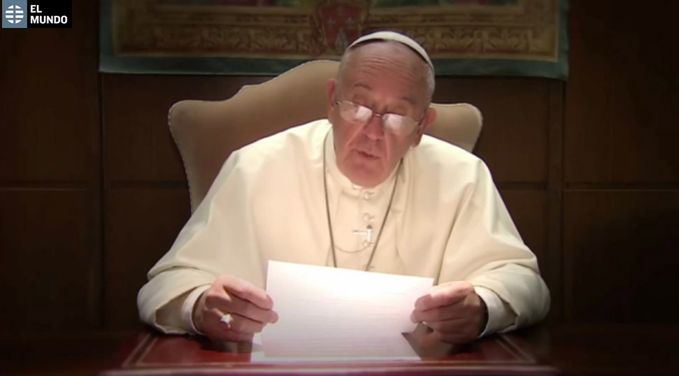 elmundoes's tweet photo. #Vídeo El Papa se apunta al lenguaje de las redes sociales https://t.co/pU5oXET47L https://t.co/8obuJcRC6c