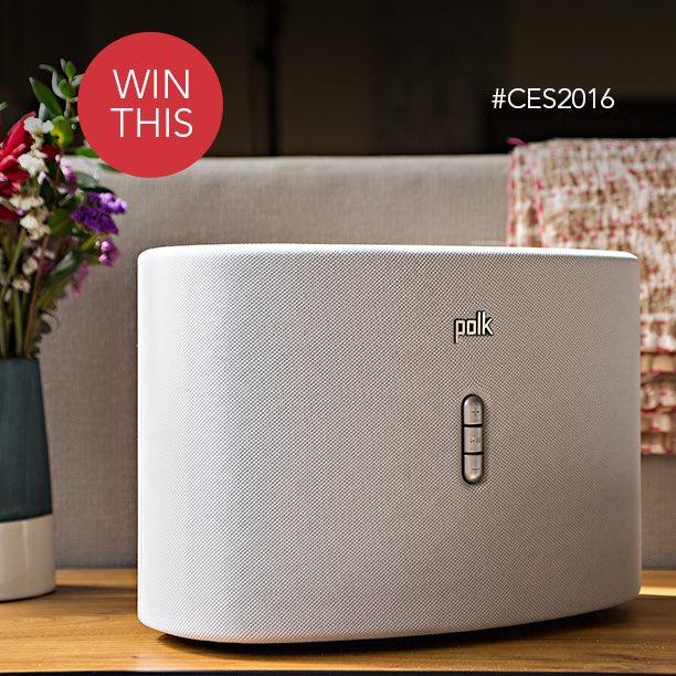 polkaudio's tweet photo. #CES2016 FOLLOW,RT &amp;Tag Tech lovers 4chance to win Omni S6🔊Premium wireless music streaming #Giveaway value $350! https://t.co/dyup7PclNu