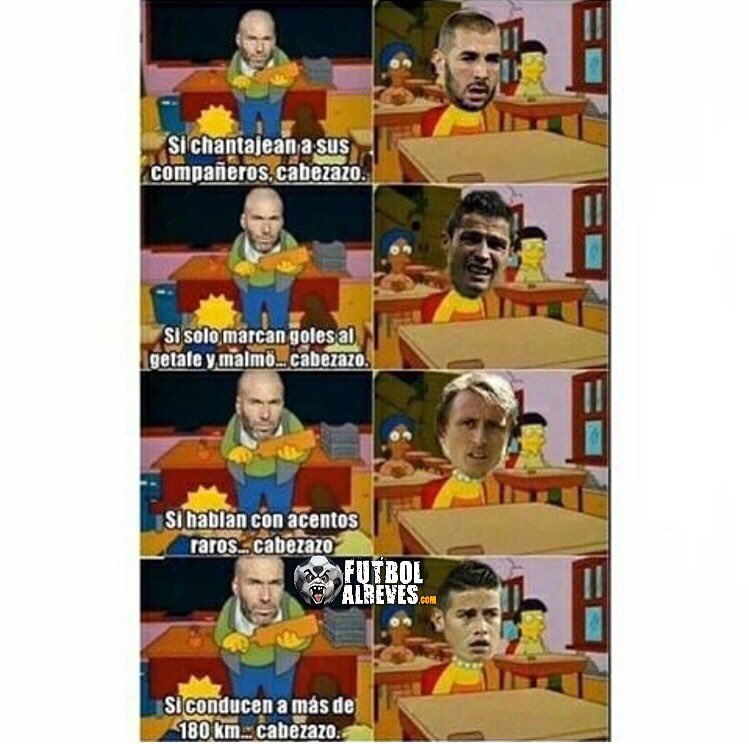 Futbolalreves's tweet photo. Mientras tanto #Zidane.... https://t.co/NF9xPXDSlJ