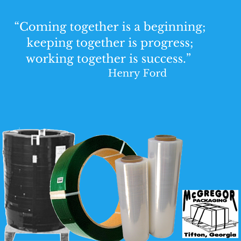McGregorPackgng's tweet photo. Let's work together to achieve success! 800-362-9332 or sales@mcpackage.com #steelstrap #polystrap #shipping https://t.co/YjztWN14JA