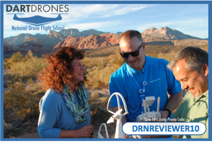 DroneReviewer's tweet image. Get Dart Drones certified! Save 10% by using the promo code @DARTdrones #Dronesarethefuture #FlySmart