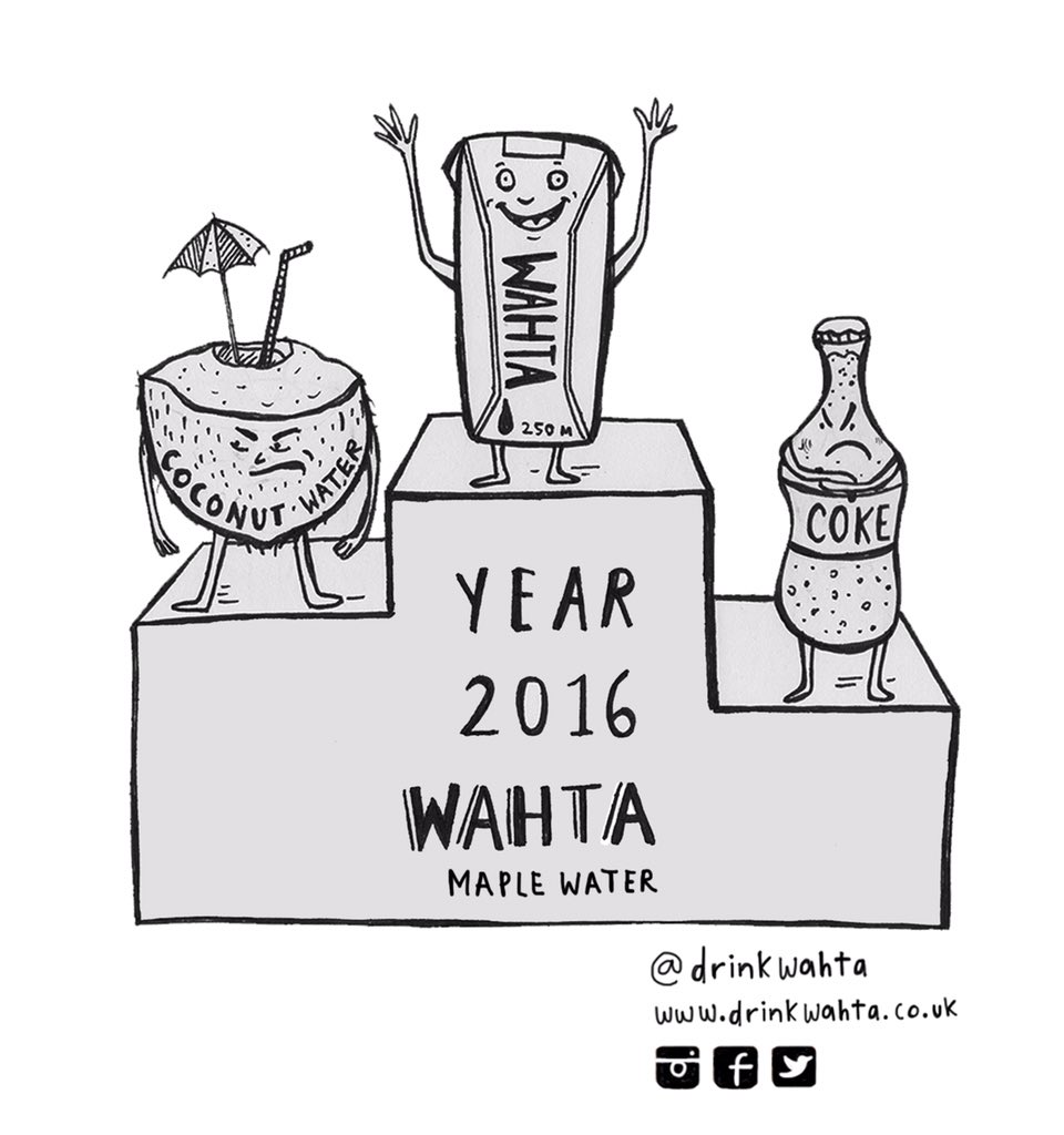 The year of the #maplewater #drinkwahta drinkwahta.co.uk