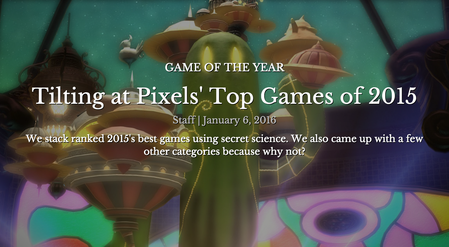 Best games of 2015: The top 10