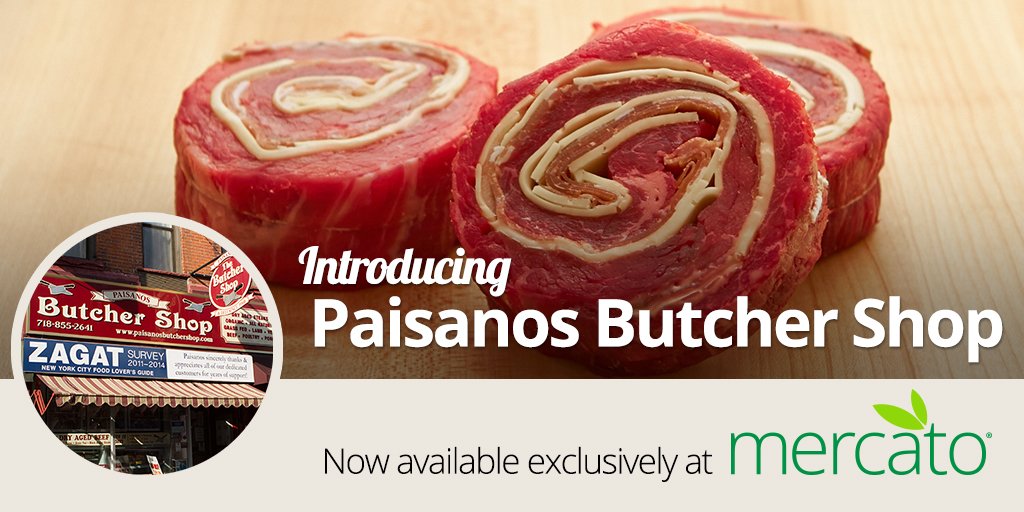 Mercato on Twitter "Paisanos Butcher Shop is now available for online