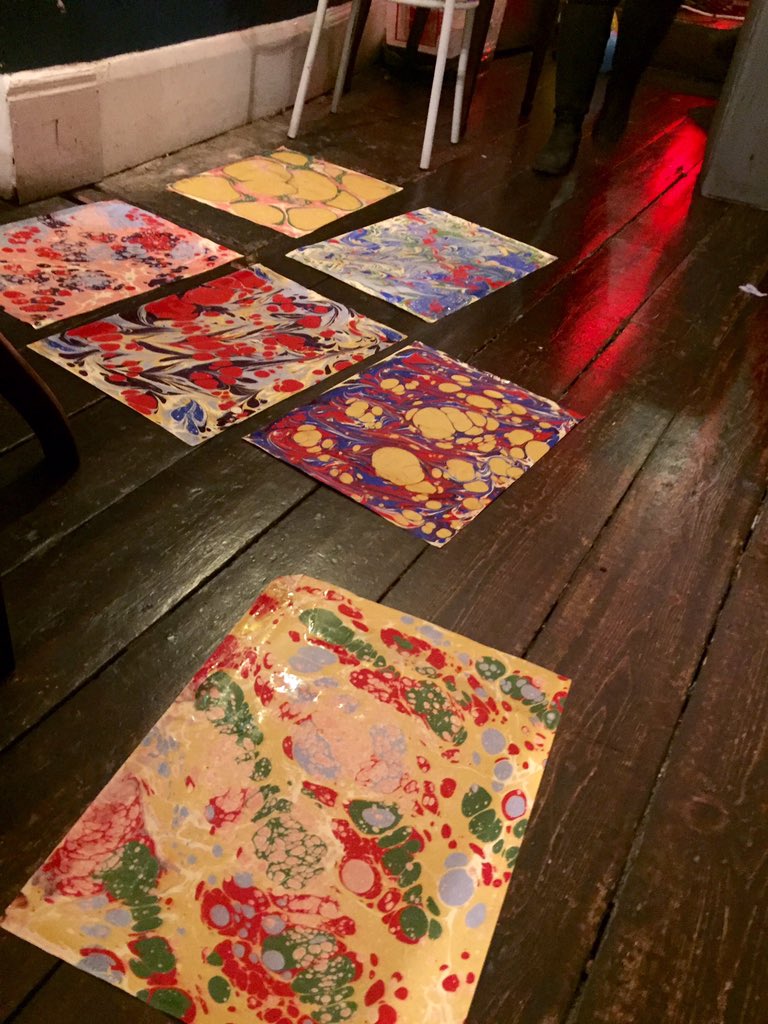 StarbyHD's tweet photo. Superb the workshop by Ebru ( Marbling )Art!! Tomorrow and other session @hypeappco @drawingthestar @wearesweetart https://t.co/a8N2ObdXhA