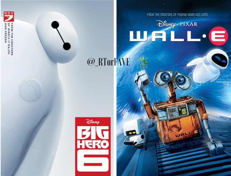 _RTorFAVE's tweet photo. REQUESTED
RT for Big Hero 6
LIKE for Wall-e https://t.co/fEMq7NkE7q