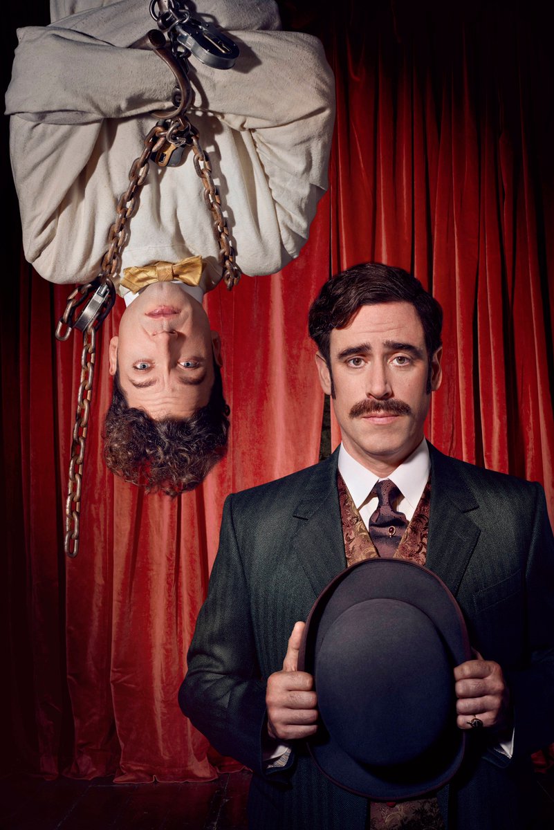 HoudiniandDoyle's tweet image. Two great men of the early 20th Century. So many unsolved &amp;amp; inexplicable crimes. #HoudiniAndDoyle is coming to FOX!