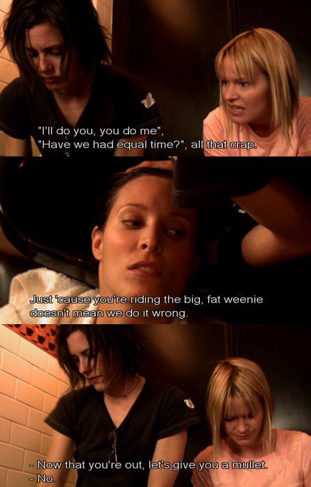 Lwordrelatable's tweet photo. LOL #thelword https://t.co/TxPXtkeK1j