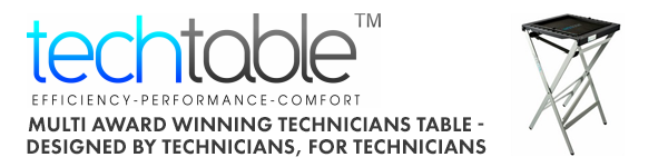 pacrad's tweet photo. Designed for technicians, by technicians - the Tech Table
https://t.co/nwaLQPKyG8 #liveinstall #avtweeps @comtech01 https://t.co/qTRYicaw17