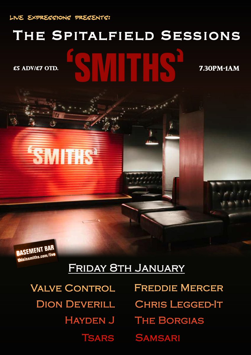 Live_Expression's tweet photo. 2 MORE SLEEPS! We return 2 @thisissmiths w/ @tsarsuk, @valve_control + more. Tix: https://t.co/JDZV9YNRsj @RadioKC https://t.co/w32IARjf8V