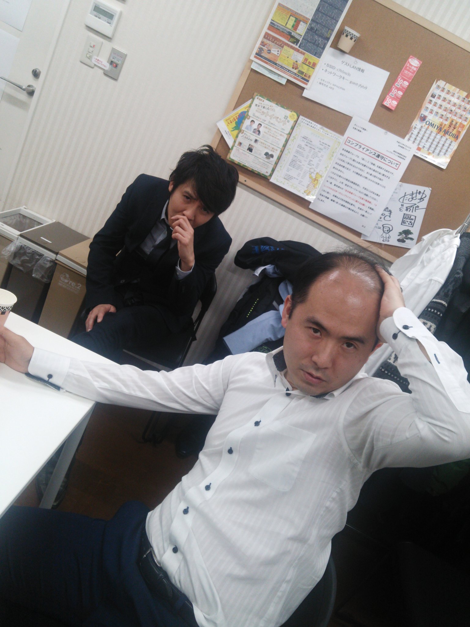 ピスタチオ伊地知 בטוויטר お待たせっ イケメンおっさんコンビ ですっと T Co 3mynbpbsd7