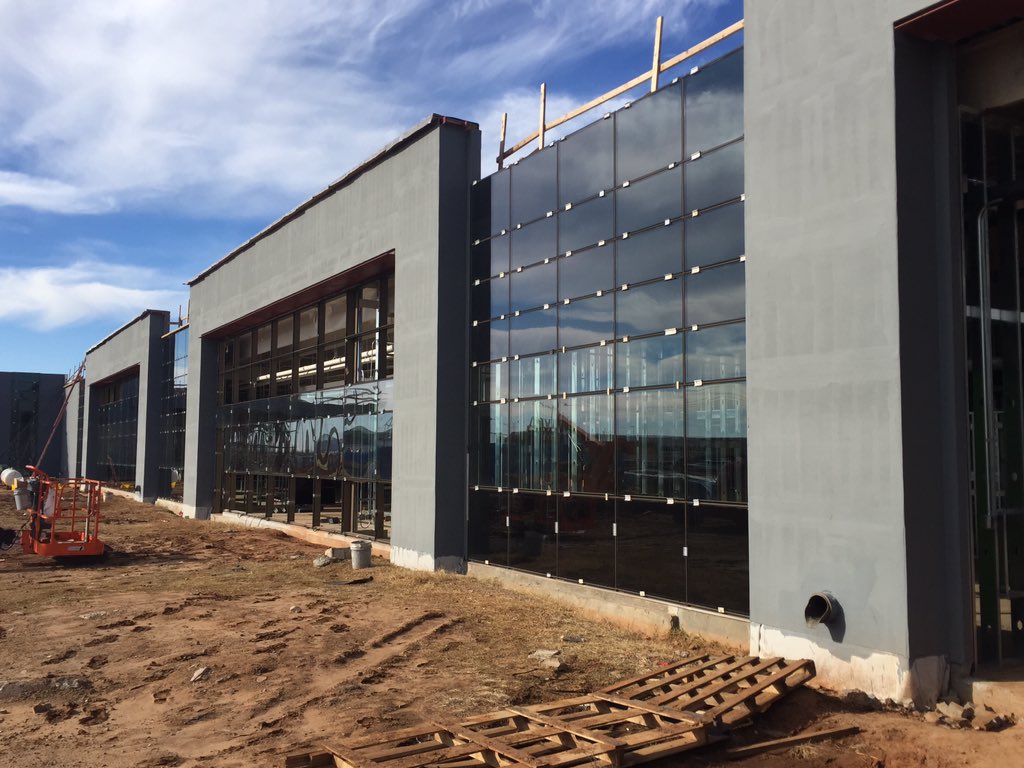 gluttscvtc's tweet photo. Look at the progress @the6505. Glass on south side reflects our development and growth @MAplusArch @CMSWillowbrook https://t.co/1b0dTo13Yc