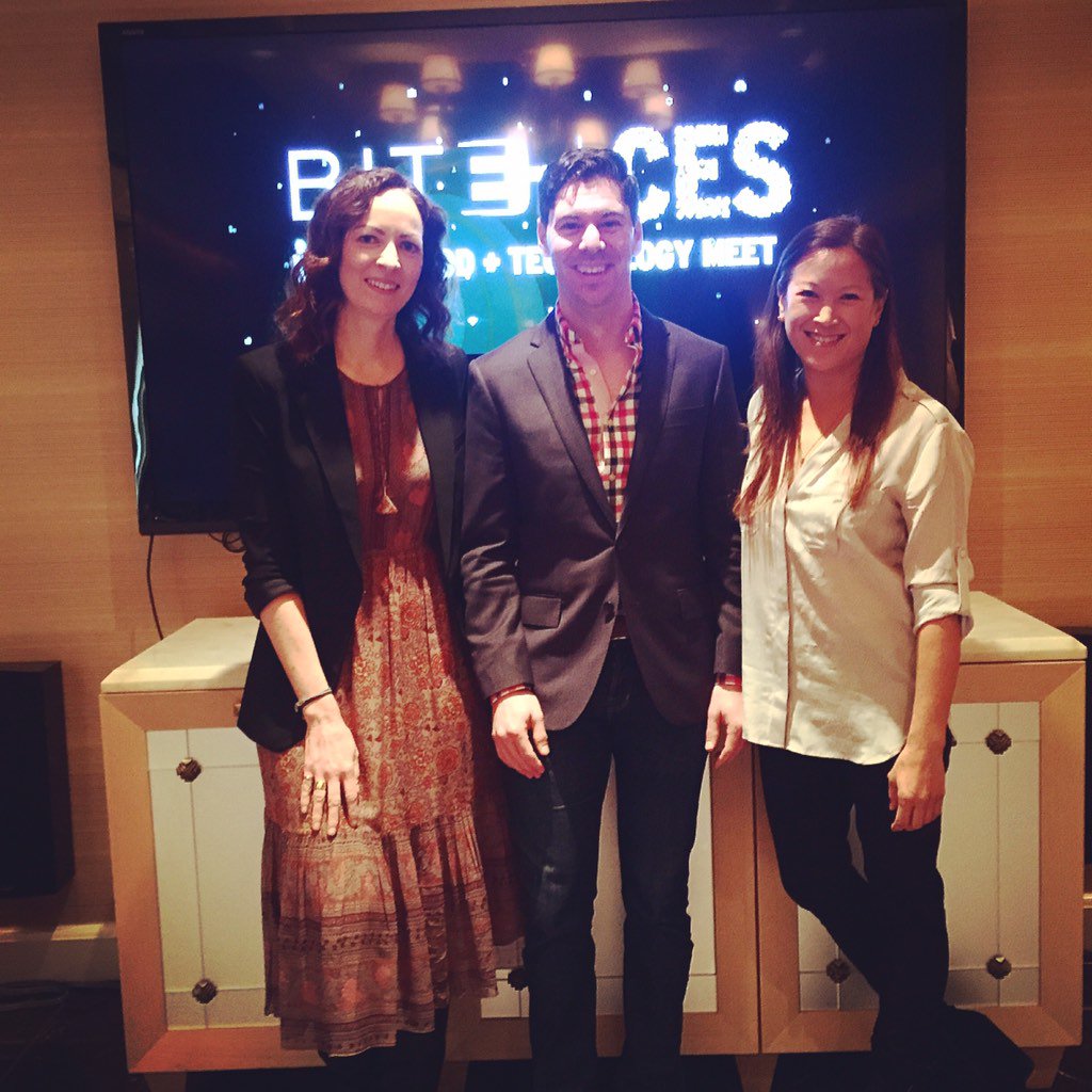 BiteSV's tweet photo. Our #CES2016 lunch on the future of food + tech was a big success. Thanks to @kerrydiamond @seattlefoodgeek! https://t.co/YyslhdqCWW
