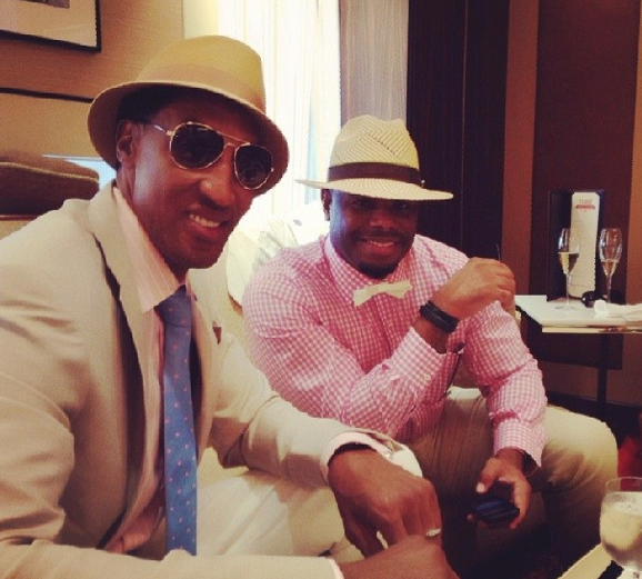 LEMC_INTLSPR24's tweet photo. Griffey with Scottie Pippen https://t.co/TI58Qfx3Wj