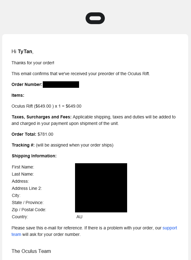 zirakuta's tweet photo. @thedippaeffect Sorry for late reply; was sleeping. Here's a pic of the email (without personal info). Prices in USD https://t.co/C4oNbqV0HE