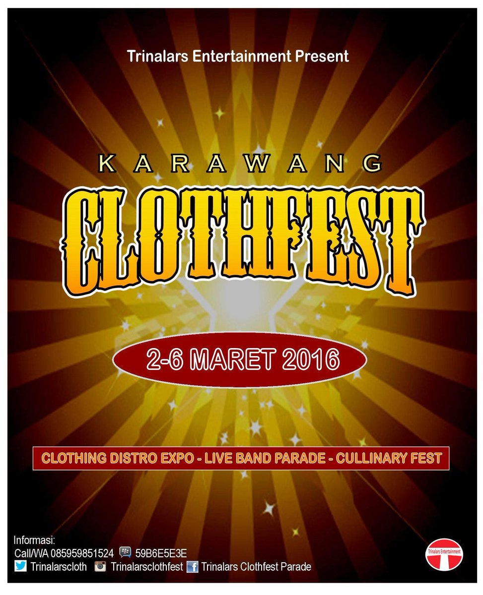KARAWANG CLOTHFEST 2-6 Mar '16. Info BB 59B6E5E3 WA 085959851524 @Grapplecoindo <a href="/KarawangIDEA/">KarawangIDEA</a> <a href="/karawangID/">Kabar Kabari Karawang</a> <a href="/infokrwg/">All About Karawang</a>