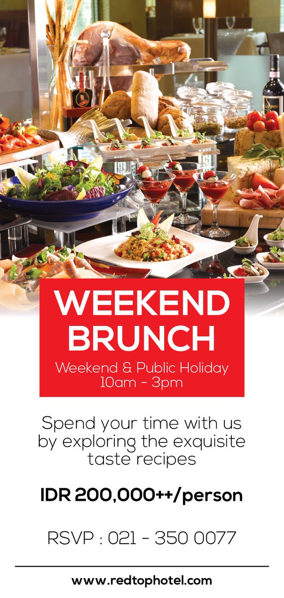 REDTOPHCC's tweet photo. Spend your time with us by exploring the exquisite taste recipes .. !!
IDR 200.000++/person https://t.co/pTv6HxVFBW