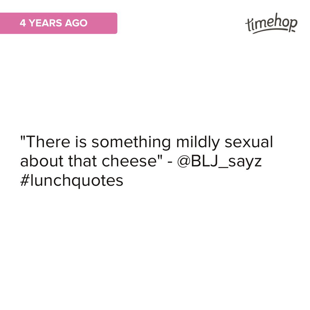Dino426's tweet photo. #timehop from the old #lunchquotes  @BLJefferys @rmcenery @joekloecker41 @Ben8Davis @the_winks @chrisbleggi50 https://t.co/O6g7UDVO2h
