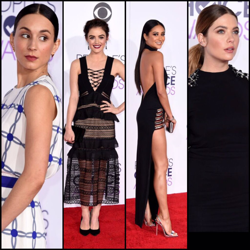peacock_theater's tweet photo. The @PLLTVSeries cast look gorgeous on the #PCAs carpet https://t.co/GB1CiAANj5
