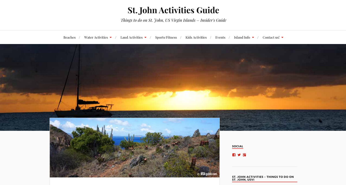 StJohnGuide's tweet photo. Our new homepage is online. What do you think? https://t.co/cY4vCvTnPB #stjohn #usvi #usvirginislands https://t.co/ski8ue7iSQ