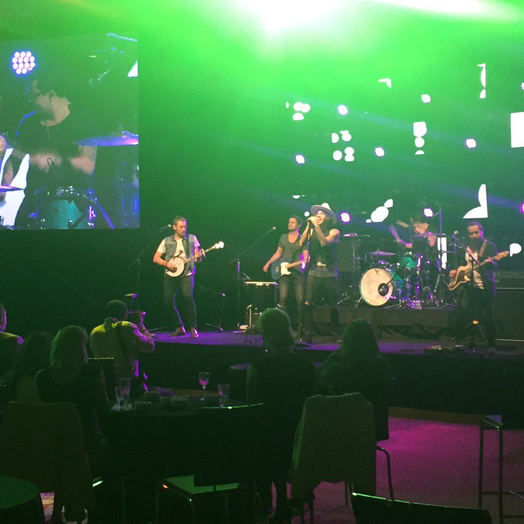 performics's tweet photo. American Authors at CES ZenithOptimedia event. #PFXCES2016 #ZOCES2016 https://t.co/vF4McRS1IP